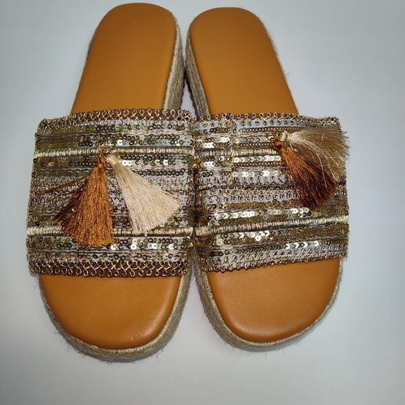 Slip on espadrille platforms - Picture 4 of 4